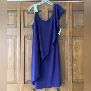 dressbarn Asymmetrical Purple Dress